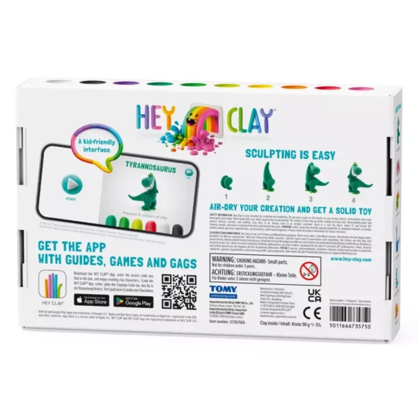 Hey Clay DINO - con 6 latas