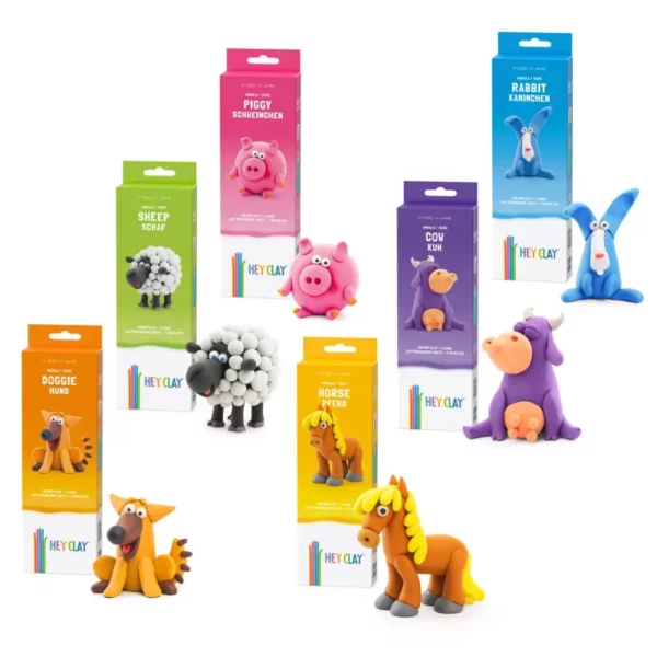 Hey Clay SET "Mini Packs" con 3 latas DOGGIE HUND