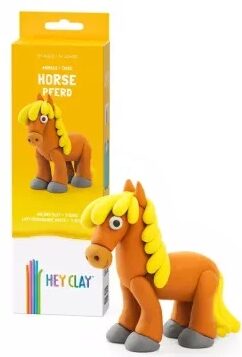 Hey Clay SET -Mini Packs -3 Latas- HORSE PFERT