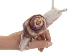 Mini "SNAIL"/ Mini "SCHNECKE" Marioneta de dedo infantil