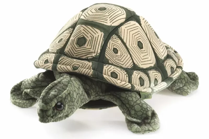 Puppet "Tortoise"-Tamaño: 33x13x23cm